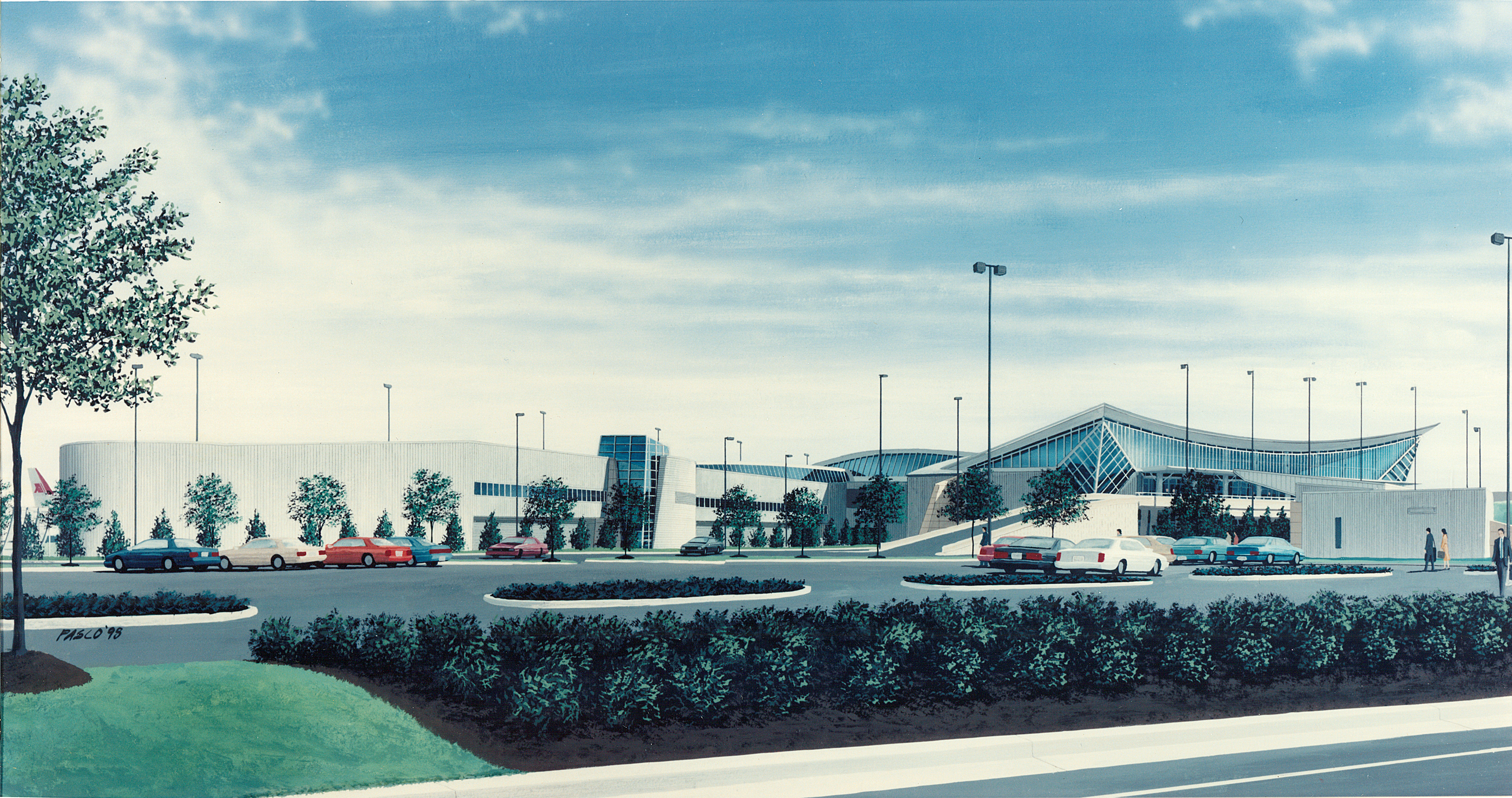 Rendering of the new Buffalo Airport terminal